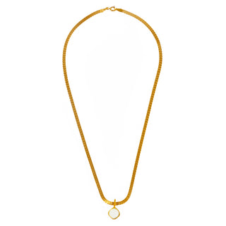 aura square thick necklace