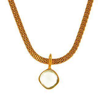 aura square thick necklace