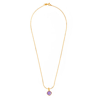 aura square tiny necklace
