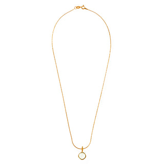 aura square tiny necklace