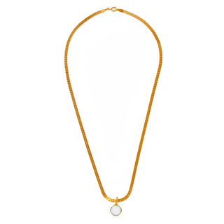 aura square thick necklace
