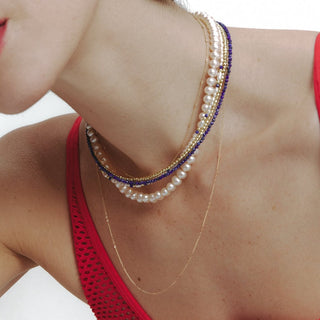 milestone long necklace