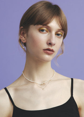 tie pearl choker