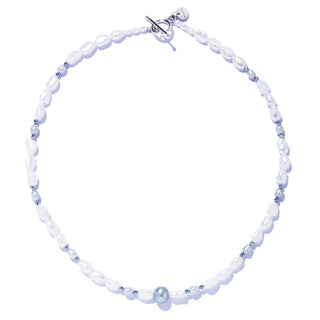 fragment pearl necklace