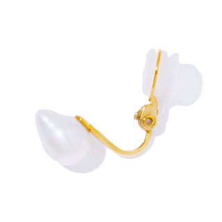 organic pearl earring WH