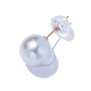 organic pearl stud pierce GY