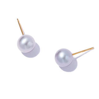 charcoal pearl stud pierce