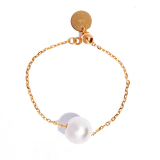 adjustable pearl ring
