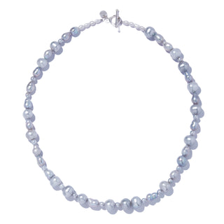 eluna gray pearl necklace