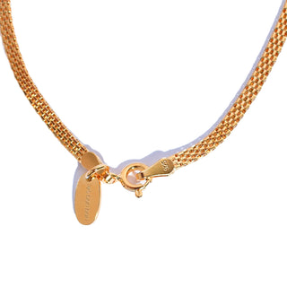 aura round thick necklace