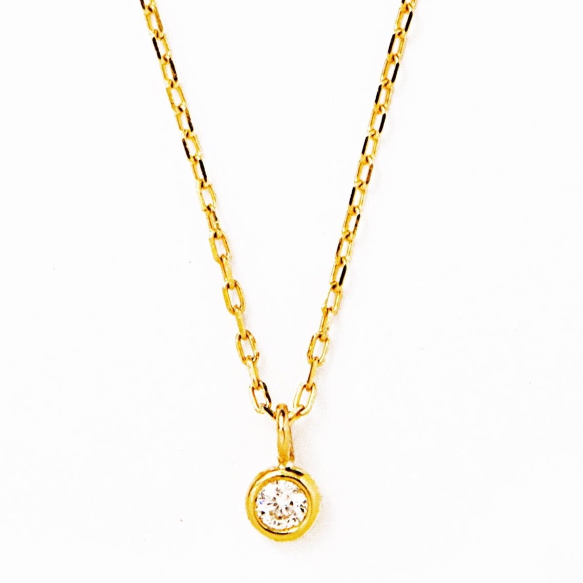 diamond radiant necklace – les bon bon Online store