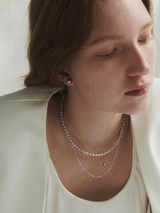 charcoal pearl stud pierce