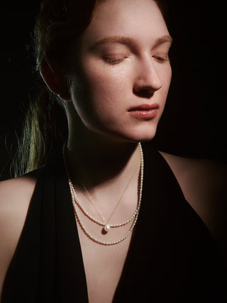 blanc pearl ease necklace