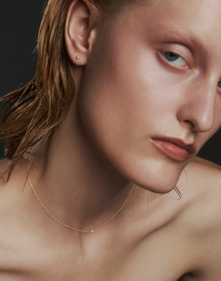 K18 foggy necklace