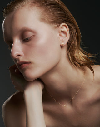 K18 foggy necklace