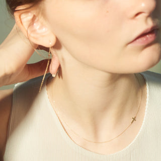 cross chain pierce (single)