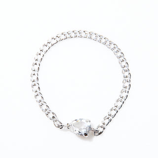 float ring / white gold