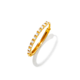hoop diamond pierce