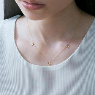 trio victoria plate necklace
