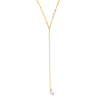 victoria tie pearl necklace