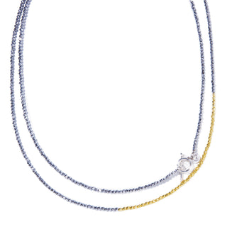 gloss long necklace