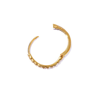 hoop diamond pierce