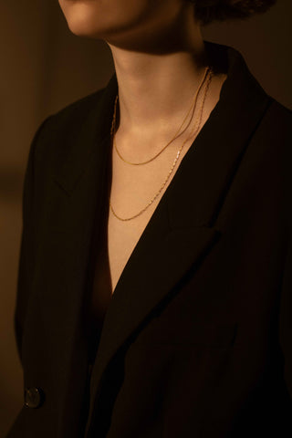 shine long necklace