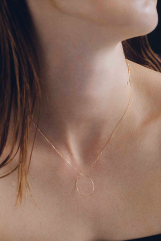 hoop necklace