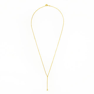diamond Y necklace