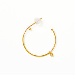 diamond hoop pierce