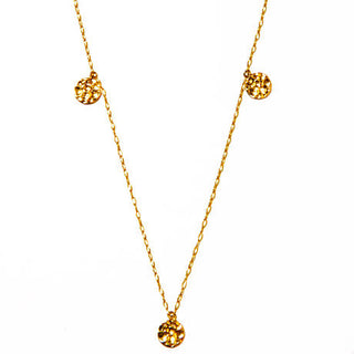 trio victoria plate necklace