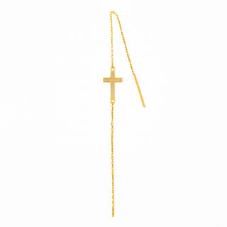 cross chain pierce (single)
