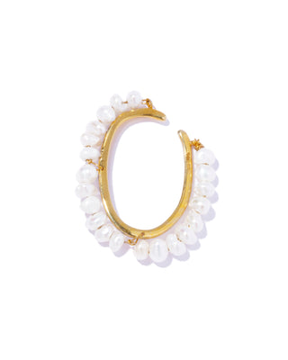 trace pearl earcuff