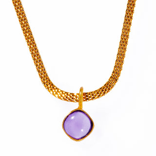 aura square thick necklace