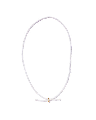 arc pearl long necklace