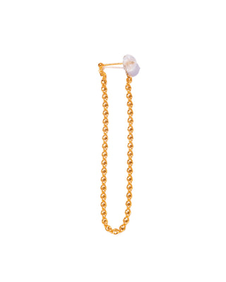 K18 aria drape long pierce