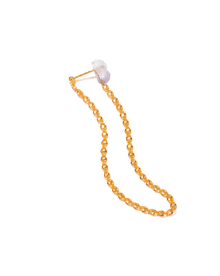 K18 aria drape long pierce