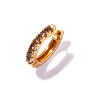 【受注商品】embrace smoky quartz pierce