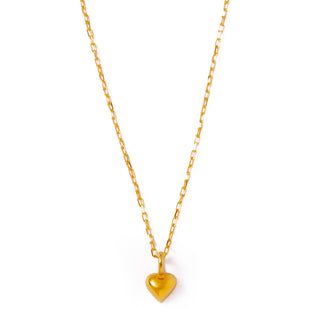 K18 petit coeur necklace