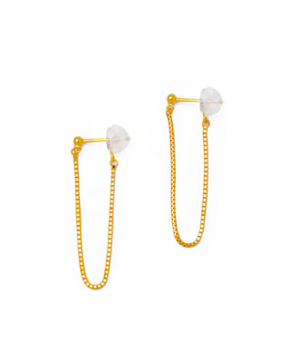 K18 amour drape pierce