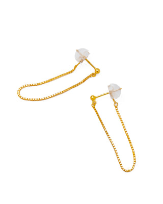 K18 amour drape pierce