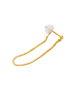 K18 amour drape pierce
