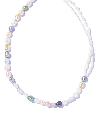 tide pearl layer necklace