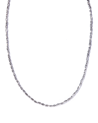 quiet metallic necklace
