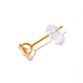 【受注商品】K18 vetra diamond pierce