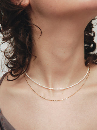 blanc pearl choker