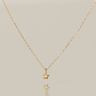 K18 petit etoile necklace