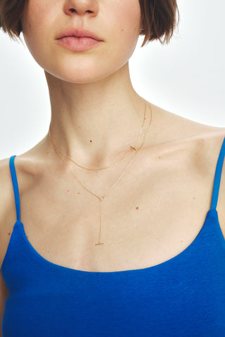 sophie crossing matinee necklace