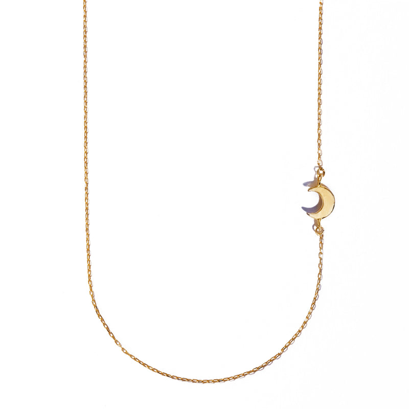 moonlight side necklace