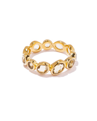 pilgrim eternity ring olive quartz